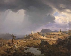 Norwegian Landscape by Andreas Achenbach