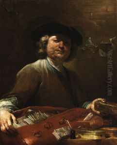 Der Brieftrager by Giuseppe Maria Crespi