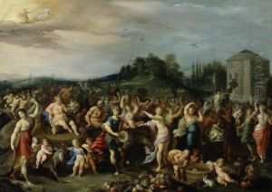 The triumph of Bacchus by Frans Francken I