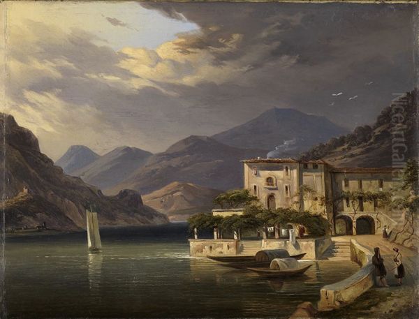 Blick auf Bellaggio am Comersee - view 1