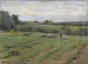 Harvest field (Erntefeld) by Max Liebermann
