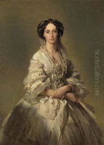 Zarin Marie Alexandrowna von Russland by Franz Xavier Winterhalter