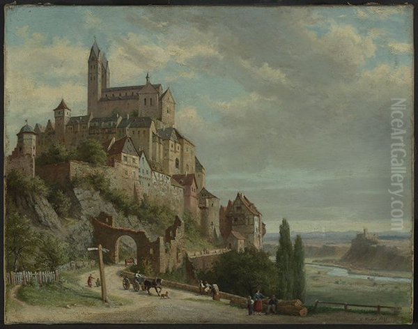 Blick auf Dietkirchen an der Lahn - view 1