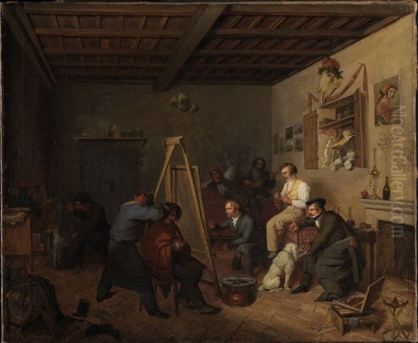 Des Kunstlers Studio in Rom - view 1