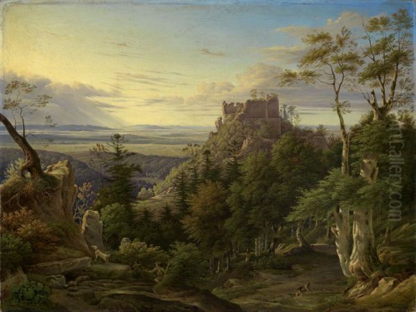 Blick auf die Burg Alt-Eberstein - view 1