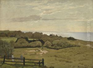 Friedhof in Ahrenshoop by Rudolf Hellwag