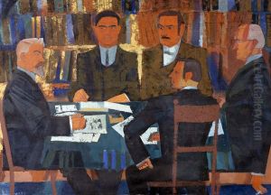 Gruppenbildnis des Senats der Karlsruher Akademie
