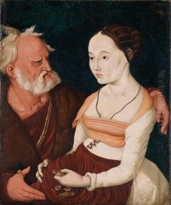 Ungleiches Liebespaar by Hans Baldung Grien