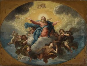 Himmelfahrt Maria by Girolamo Troppa