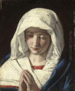 Betende Maria by Giovanni Battista Salvi da Sassoferrato