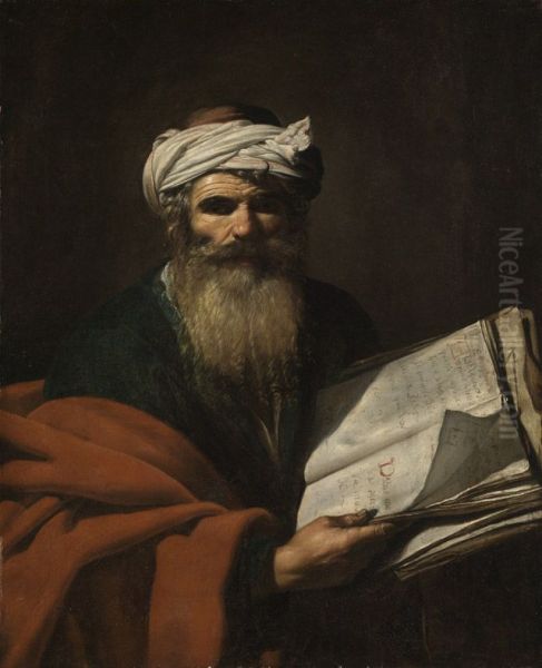 Prophet mit Buch - view 1