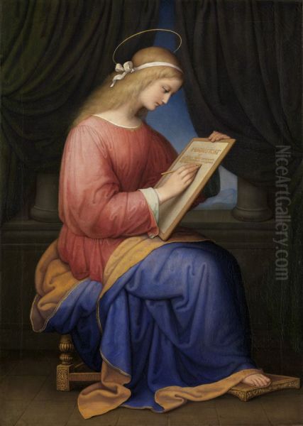 Mary Writing the Magnificat - view 1