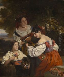 Romische Genreszene by Franz Xavier Winterhalter
