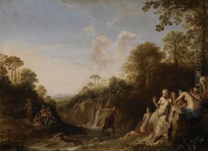 Diana entdeckt Fehltritt der Kallisto by Dirck Van Der Lisse