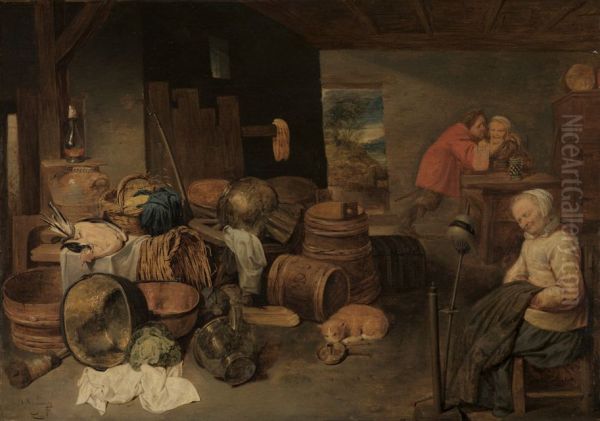 Interior of a peasant's house - view 1