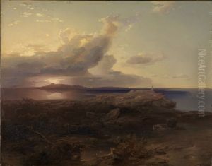 Die Insel Agina mit den Ruinen des Hekatetempels Die Insel Agina mit den Ruinen des Hekatetempels