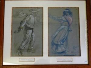 Un Dessin Au Fusain by Maurice Busset