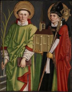 Die Heiligen Laurentius und Wolfgang by Bartholomaus Zeitblom