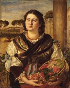 La Giardiniera by Hans Thoma