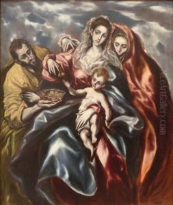 The Holy Family with Mary Magdalene and a Plate of Fruits The Holy Family with Mary Magdalene and a Plate of Fruits