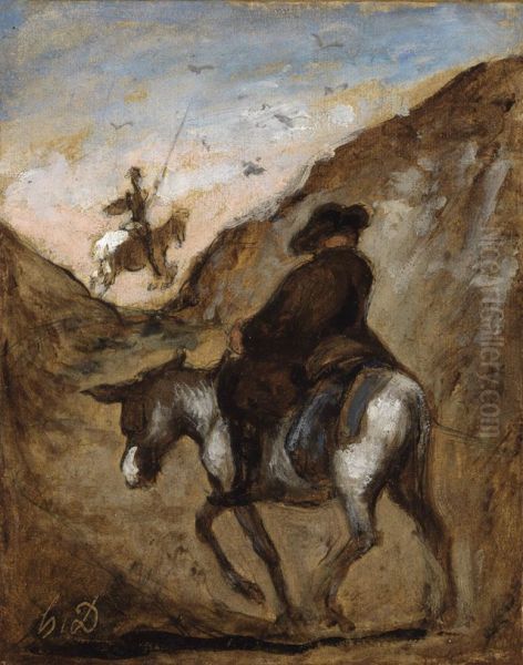 Don Quijote und Sancho Panza - view 1