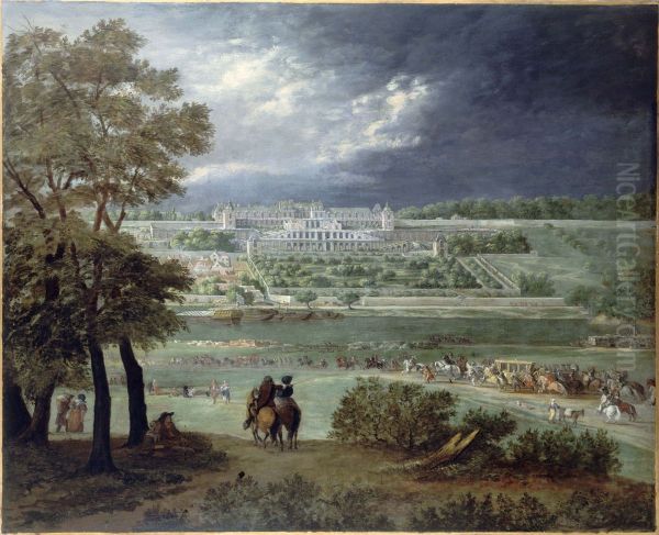 The New Chateau at Saint-Germain-en-Laye - view 1
