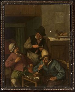 Smokers by Adriaen van Ostade
