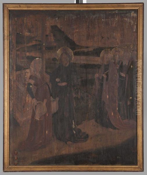 St Barbara, St Catherine, St Dorothy; reverse: Christ and the Samaritan - view 1