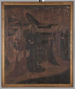 St Barbara, St Catherine, St Dorothy; reverse: Christ and the Samaritan by Mikolaj Obilman
