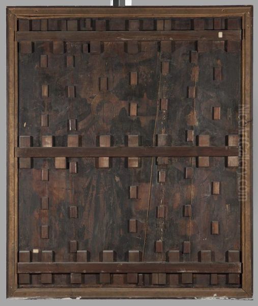 St Henry, St Nicholas, St Stephen; reverse: temptation of Christ - view 1