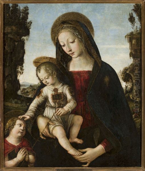 Madonna with Child Jesus and St. John - view 1