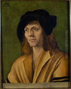Portrait of a man in a yellow jacket Portrait of a man in a yellow jacket