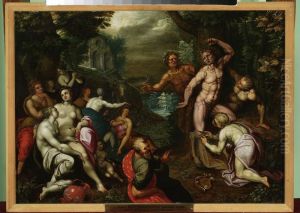 Apollo flaying Marsyas (Ovid, Metamorphoses, VI, 382-400) by Jacob Adriaensz Backer