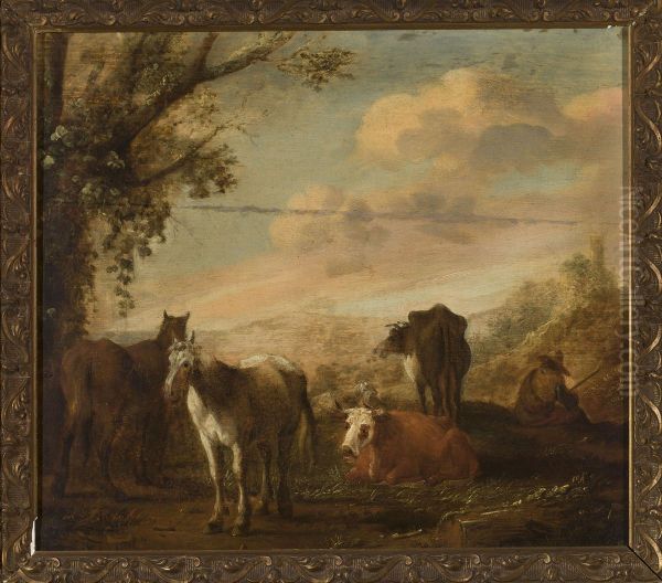 Cattle in the pasture - view 1