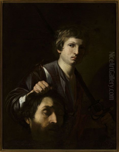 David with Goliath's head - view 1