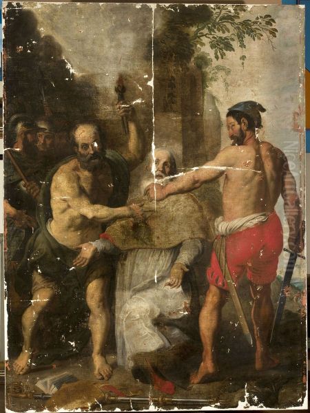 Martyrdom of St. Livinus (without the frame) - view 1
