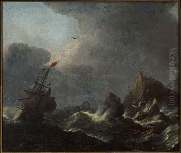Sea storm - view 1