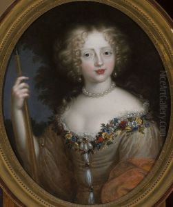 Portrait of a young woman by Pierre Mignard I