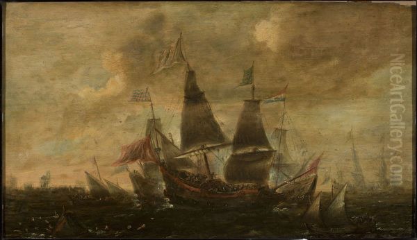 Sea battle - view 1