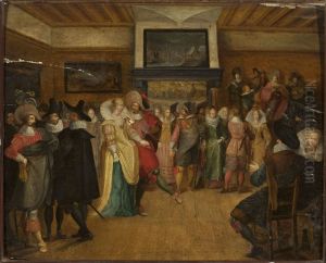Ball scene by Hieronymous Francken I