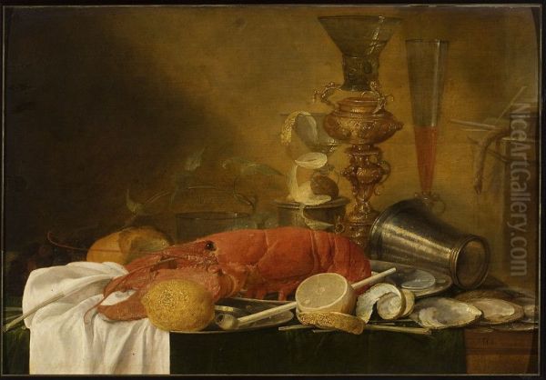 Still life with a lobster - view 1