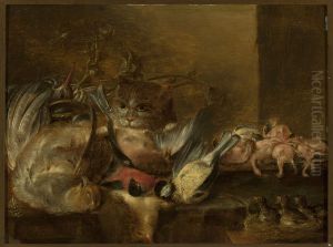 Dead birds and a cat Dead birds and a cat