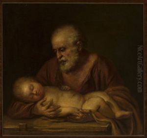 St. Joseph with Child Jesus by Giovanni Battista Salvi da Sassoferrato