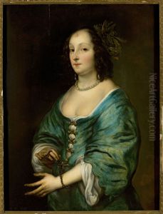 Portrait of Anthony van Dyck's wife Mary Ruthven by Sir Anthony Van Dyck