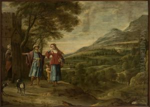 Expulsion of Hagar by David The Elder Teniers