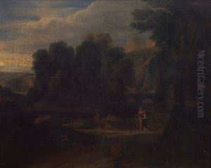 Arcadian landscape by Gaspard Dughet