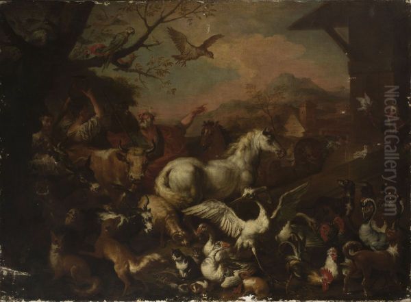 In front of Noah's Ark - view 1