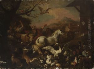 In front of Noah's Ark