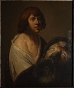 David with Goliath's head by Pieter de Grebber