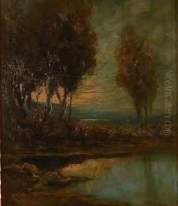 Paesaggio Lacustre by Vittorio Bussolino